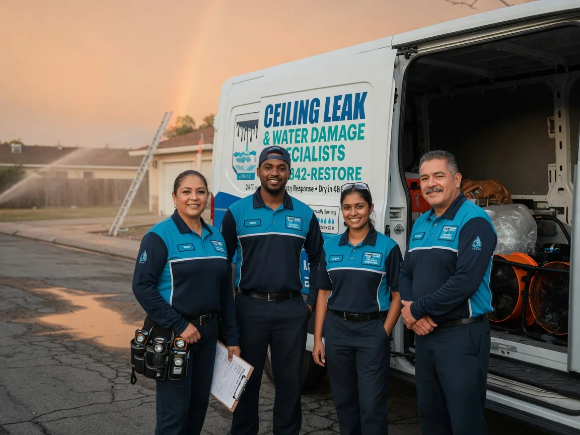 Ceiling Leak Cleanup company in Vega, TX